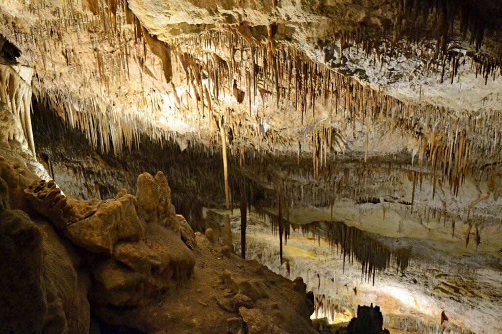 grotte du drach Majorque en avril